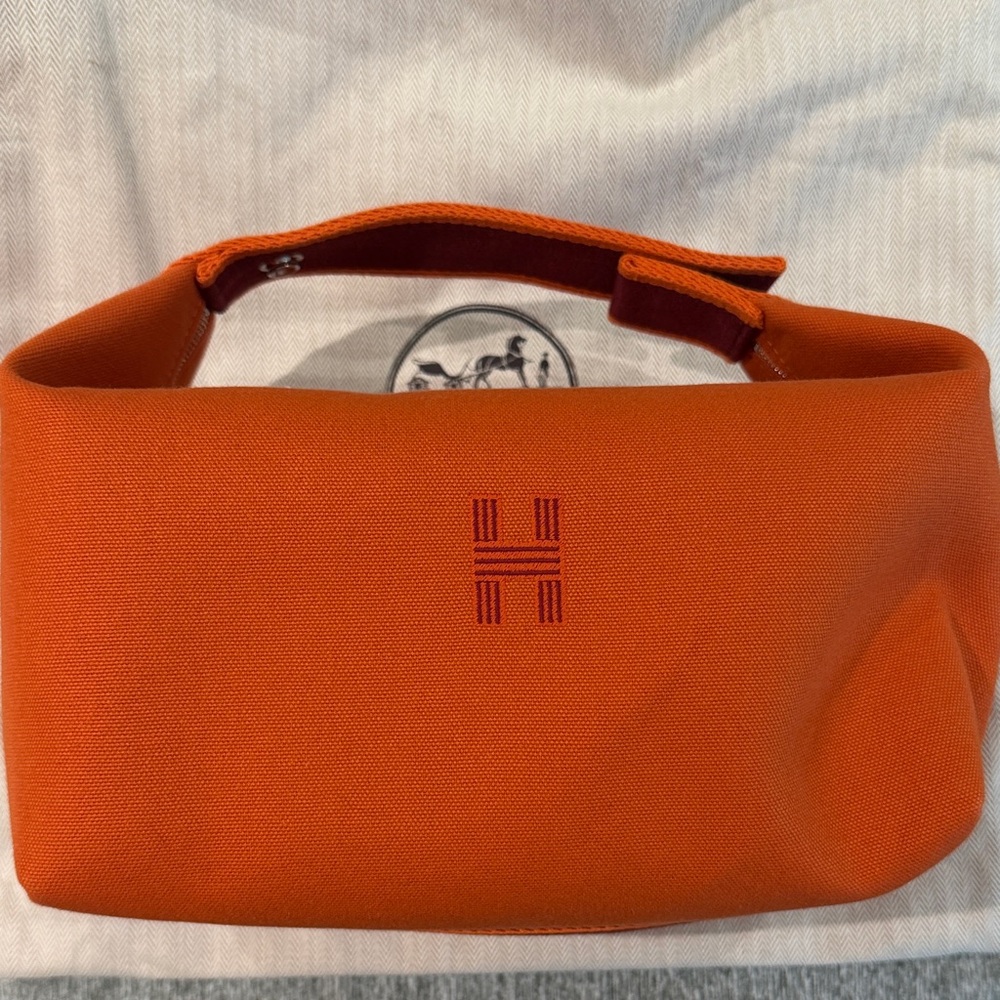Hermes Orange Clutch Bride-a-Brac
